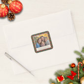 Traditionelle Aufkleber für das Foto Kariert/Tarta