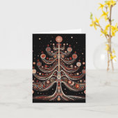 Traditionelle australische Kunstferien Karte (Gelbe Blume)