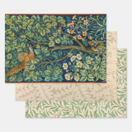 Traditionelle Auswahl von William Morris Geschenkpapier Set