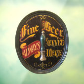 Traditionelle Bar für Real Ale oder Bier Pub Fensteraufkleber (Blatt 3)