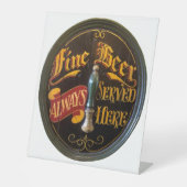 Traditionelle Bar für Real Ale oder Bier Pub Sockelschild (Vorderseite)