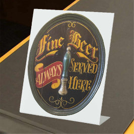 Traditionelle Bar für Real Ale oder Bier Pub Sockelschild