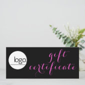 TRADITIONELLE BLACK PINK BUSINESS LOGO GIFT BESCHE (Stehend Vorderseite)