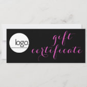 TRADITIONELLE BLACK PINK BUSINESS LOGO GIFT BESCHE (Vorderseite)