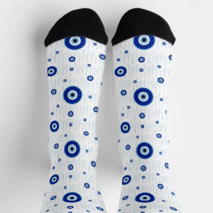 Traditionelle blaue Nasar-Böse Augen-Armreiher Soc Socken