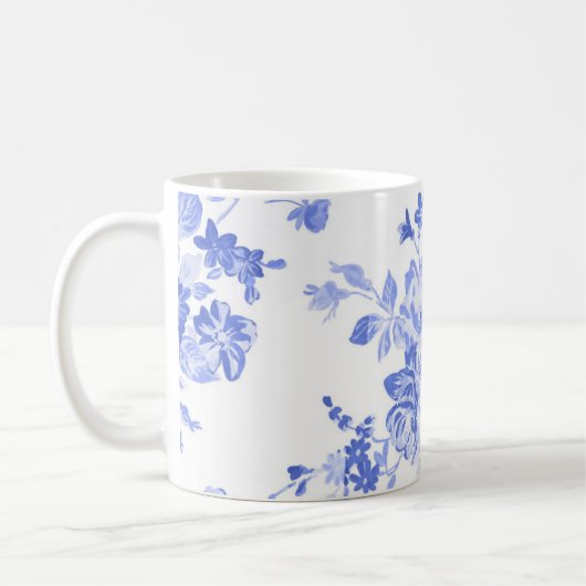traditionelle blaue weiße kaffeetasse (Links)