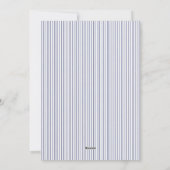 Traditionelle Blue Knot Weihnachtskarte Feiertagskarte (Rückseite)