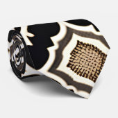 Traditionelle Blume im Rhombus-Muster Krawatte (Gerollt)