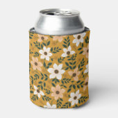 Traditionelle Blume: Muster ohne Muster Dosenkühler (Kanne Vorderseite)