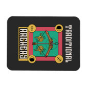 Traditionelle Bogenschießen Magnet (Horizontal)