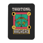 Traditionelle Bogenschießen Magnet (Vertikal)