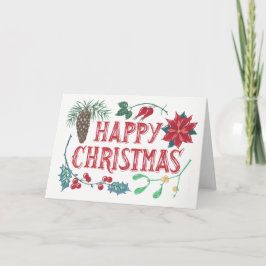 Traditionelle botanische Weihnachten