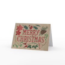 Traditionelle botanische Weihnachten