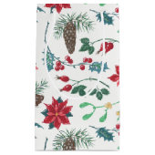 Traditionelle botanische Weihnachten Kleine Geschenktüte (Vorderseite)