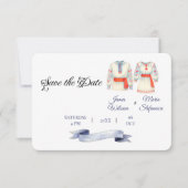 Traditionelle Brauchtumskostüme aus Rustikal Save The Date (Vorderseite)