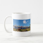 Traditionelle britische Beach Huts Kaffeetasse (Links)