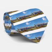 Traditionelle britische Beach Huts Krawatte (Gerollt)