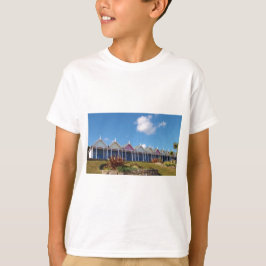 Traditionelle britische Beach Huts T-Shirt