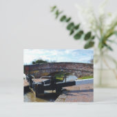 Traditionelle britische Kanalsperre Postkarte (Stehend Vorderseite)