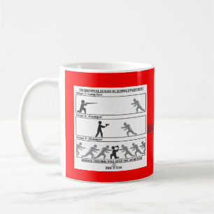 Traditionelle Bühnen der Zombie-Verlobung Kaffeetasse