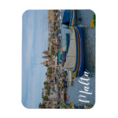 Traditionelle bunte Fischerboote in Malta Magnet (Vertikal)