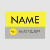 Traditionelle Button-basierte Namensmarke - Anpass Namensschild (Vorderseite)