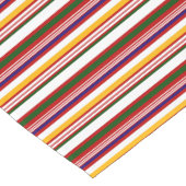 Traditionelle Candy Stripes Kurzer Tischläufer (Ecke)