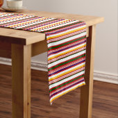 Traditionelle Candy Stripes Kurzer Tischläufer (Beispiel)