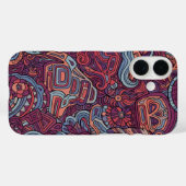 Traditionelle Cherokee-Indianerkunst Case-Mate iPhone Hülle (Rückseite (Horizontal))