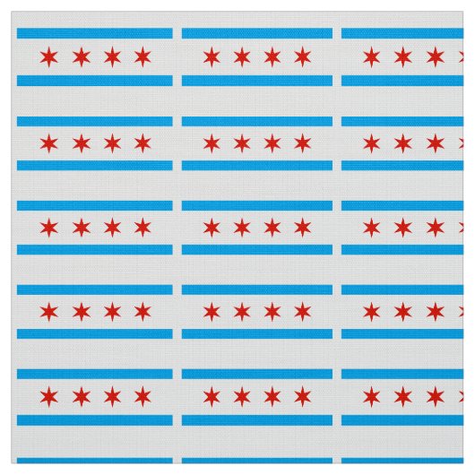 Traditionelle Chicago-Flagge Stoff (Muster)