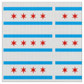 Traditionelle Chicago-Flagge Stoff (Nahaufnahme)