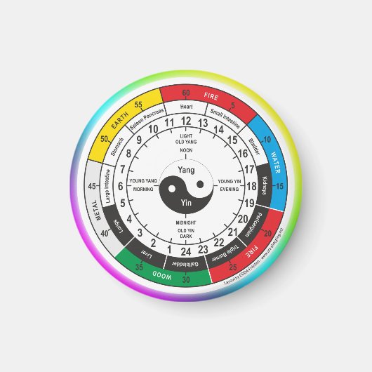 Traditionelle Chinesische Ärztektoruhr Magnet (Vorne)