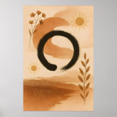 Traditionelle chinesische Boho-Kunst Poster (Vorne)