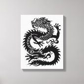 Traditionelle chinesische Drache Canvas Print Leinwanddruck (Vorderseite)