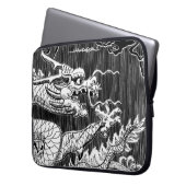 Traditionelle Chinesische Drachenfarben-Zeichnung Laptopschutzhülle (Vorderseite Links)