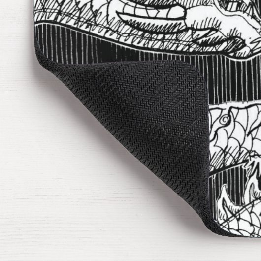 Traditionelle Chinesische Drachenfarben-Zeichnung Mousepad (Ecke)