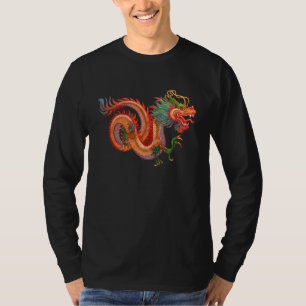 Traditionelle chinesische Drachenkunst T-Shirt