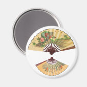 Traditionelle chinesische Fans Magnet (Vorderseite/Rückseite)