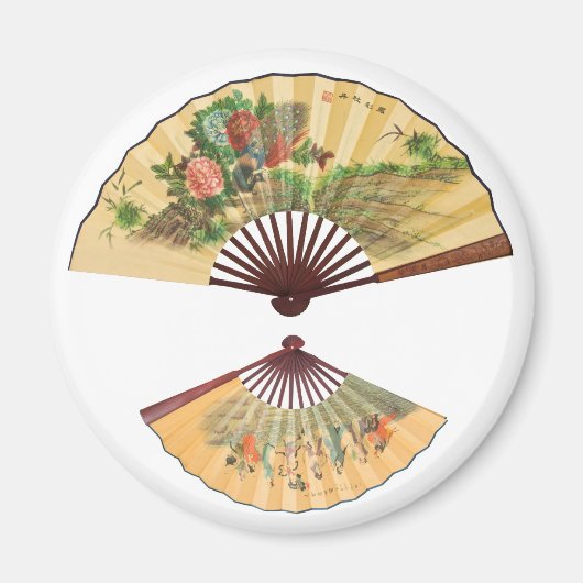 Traditionelle chinesische Fans Magnet (Vorne)