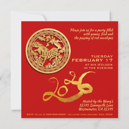 Traditionelle chinesische Feuerwehrmänner - Pferde Karte (Rückseite)