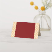 Traditionelle chinesische Hochzeit auspicious pera Platzkarte (Rückseite)