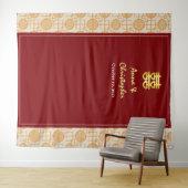 Traditionelle chinesische Hochzeit peranakan Hinte Wandteppich (Beispiel (Horizontal))