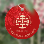 Traditionelle Chinesische Hochzeitstags-Liebesmark Geschenkanhänger