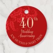 Traditionelle Chinesische Hochzeitstags-Liebesmark Geschenkanhänger (Vorderseite)