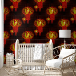 Traditionelle Chinesische Signalleuchten - Nahtlos Tapete