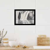 Traditionelle chinesische Sprichwort Schmerzen Poster (Küche)