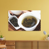 Traditionelle chinesische Teezeremonie: Oolong Tee Leinwanddruck (Insitu (Wohnzimmer))