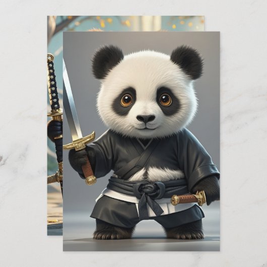 Traditionelle chinesische Tiere, Chinesisch Kung F Einladung (Vorne/Hinten)