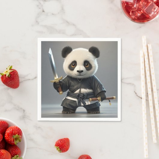 Traditionelle chinesische Tiere, Chinesisch Kung F Serviette (Beispiel)