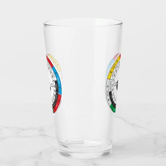 Traditionelle chinesische Uhr Glas (Links)